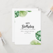 Gepersonaliseerde verjaardagskaarten - Verzamelaar Kaart (Voorkant / Achterkant in situ)