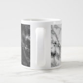 Gepersonaliseerde Verjaardagskoffie Mok Marmeren O (Achterkant)