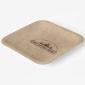 Gepersonaliseerde Verjaardagspapier Borden BBQ Papieren Bordje (Gebogen)