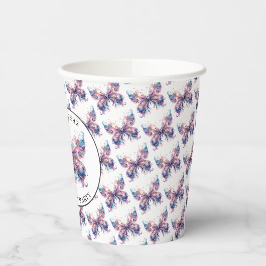Gepersonaliseerde Verjaardagspartij Papieren Kopje Papieren Bekers (Links)