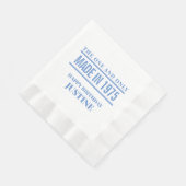 Gepersonaliseerde verjaardagsservetten servet (Hoek)