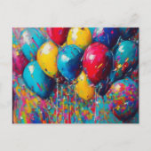 Gepersonaliseerde verjaardagsuitnodigingen | Gende Briefkaart (Voorkant)