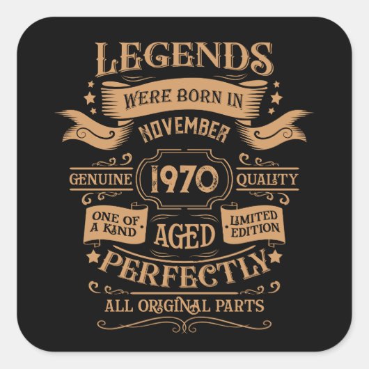 Gepersonaliseerde  verjaardagswhiskey label (Voorkant)