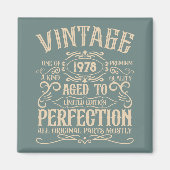 Gepersonaliseerde  verjaardagswhiskey label thema magneet (Voorkant)