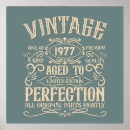 Gepersonaliseerde verjaardagswhiskey label thema poster