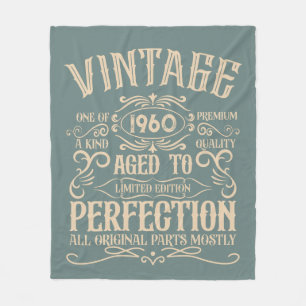 Gepersonaliseerde  verjaardagswhiskey thema fleece deken