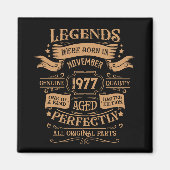 Gepersonaliseerde  verjaardagswhiskey thema magneet (Voorkant)