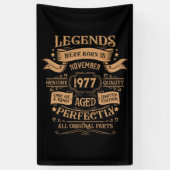 Gepersonaliseerde  verjaardagswhiskey thema spandoek (Verticaal)