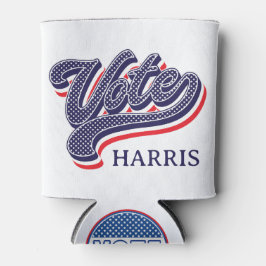 Gepersonaliseerde verkiezingssterren en -strepen blikjeskoeler