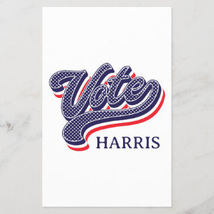Gepersonaliseerde verkiezingssterren en -strepen flyer
