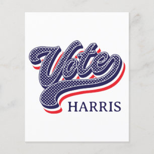 Gepersonaliseerde verkiezingssterren en -strepen flyer