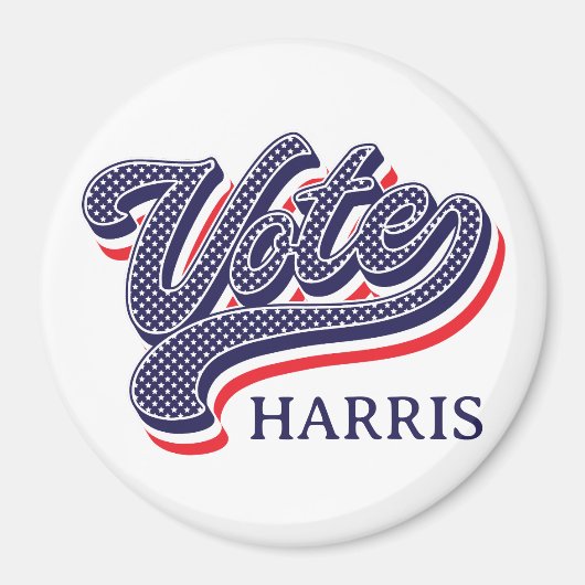 Gepersonaliseerde verkiezingssterren en -strepen magneet (Voorkant)