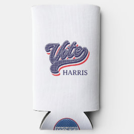 Gepersonaliseerde verkiezingssterren en -strepen seltzer blikjeskoeler