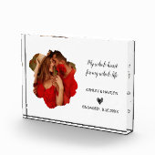 Gepersonaliseerde Verloving Gifts voor Paar Lijste Fotoblokken (Rechts)