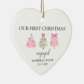 Gepersonaliseerde Verloving Ornament Verloving Gif (Rechts)