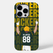 Gepersonaliseerde Verpakkers Jersey Amerikaans Foo Case-Mate iPhone Case (Achterkant)