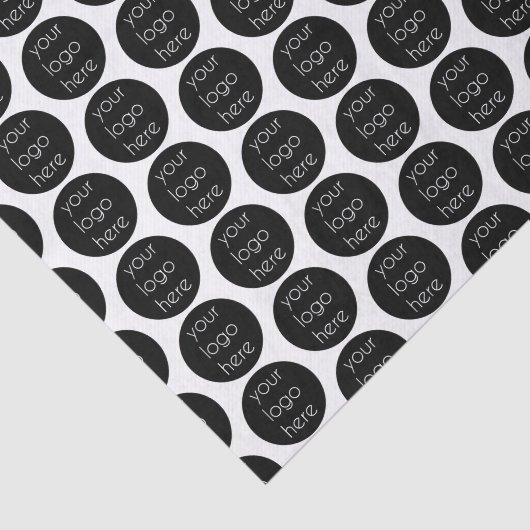 Gepersonaliseerde Verpakking Bedrijfs met Logo Tissuepapier (Detail)