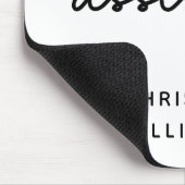 Gepersonaliseerde verpleegkundige assistent muismat (Hoek)