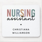 Gepersonaliseerde verpleegkundige assistent muismat (Voorkant)