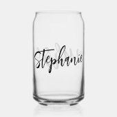 Gepersonaliseerde verpleegkundige borstel typograf blikvorm glas (Achterkant)