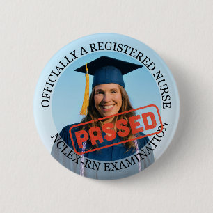 Gepersonaliseerde verpleegkundige geslaagd voor NC Ronde Button 5,7 Cm