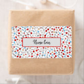 Gepersonaliseerde verpleegkundige, medische en gez etiket (Insitu)