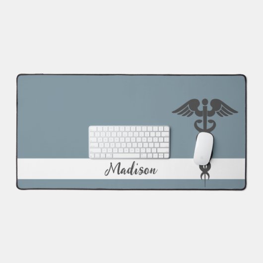 Gepersonaliseerde verpleegkundige Medische Stoffig Bureaumat (Keyboard & Muis)