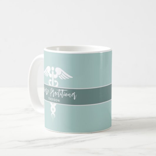 Gepersonaliseerde verpleegkundige Practitioner Bla Koffiemok (Voorkant links)