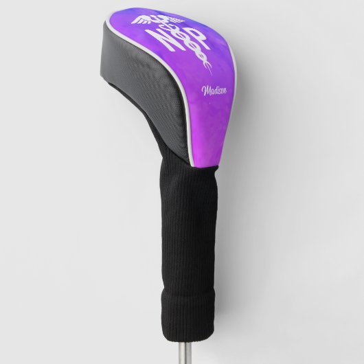 Gepersonaliseerde Verpleegkundige Practitioner Paa Golfheadcover (Schuin)