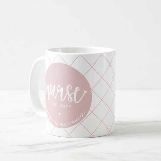 Gepersonaliseerde Verpleegkundige RN afstuderen El Koffiemok (Voorkant links)