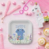 Gepersonaliseerde Verpleegkundige RN LPN NP Blauwe Papieren Bordje (Feest)