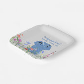 Gepersonaliseerde Verpleegkundige RN LPN NP Blauwe Papieren Bordje (Gebogen)