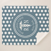 Gepersonaliseerde verpleegkundige RN Medisch Dot P Sherpa Deken (Voorkant (horizontaal))