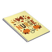 Gepersonaliseerde Verpleegkundige – Schattigee Pom Notitieboek (Rechterzijde)