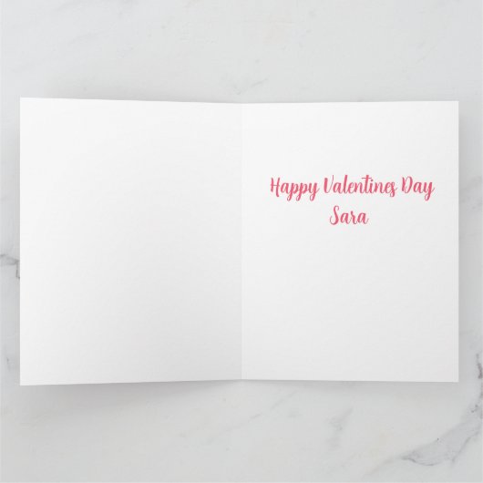 Gepersonaliseerde verpleegkundigen Valentijns Kaart (Binnen)