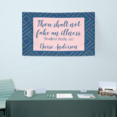 Gepersonaliseerde verpleegster; Gij zult geen ziek Spandoek (Beurs)