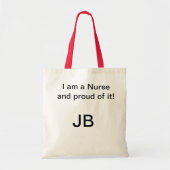 gepersonaliseerde verpleegtas tote bag (Voorkant)