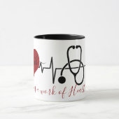 Gepersonaliseerde verpleging mok (Midden)