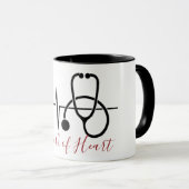 Gepersonaliseerde verpleging mok (Voorkant rechts)