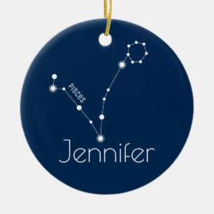 Gepersonaliseerde versierde versiering keramisch ornament