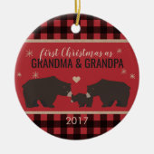 Gepersonaliseerde versierde versiering van de gesp keramisch ornament (Voorkant)