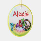 Gepersonaliseerde versierde versiering van de heup keramisch ornament (Rechts)