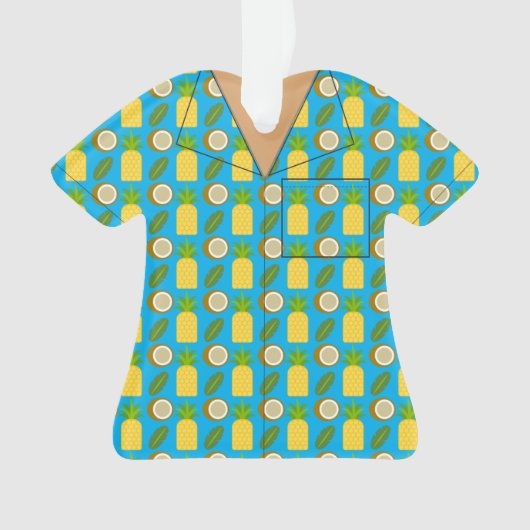 Gepersonaliseerde versierde versiering van Hawaiia Ornament (voorkant)