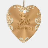 Gepersonaliseerde versierde versiering van het 50s keramisch ornament (Rechts)