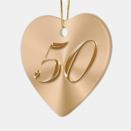 Gepersonaliseerde versierde versiering van het 50s keramisch ornament (Links)