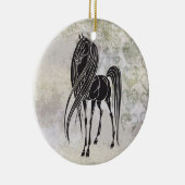 Gepersonaliseerde versierde versiering van het Hor Keramisch Ornament (Rechts)