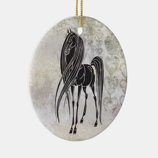 Gepersonaliseerde versierde versiering van het Hor Keramisch Ornament (Rechts)