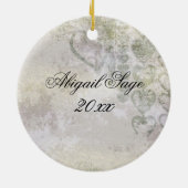 Gepersonaliseerde versierde versiering van het Hor Keramisch Ornament (Achterkant)