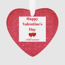 Gepersonaliseerde  versiering van cadeaudagen van  ornament