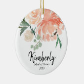 Gepersonaliseerde versiering voor het meisje van d keramisch ornament (Rechts)